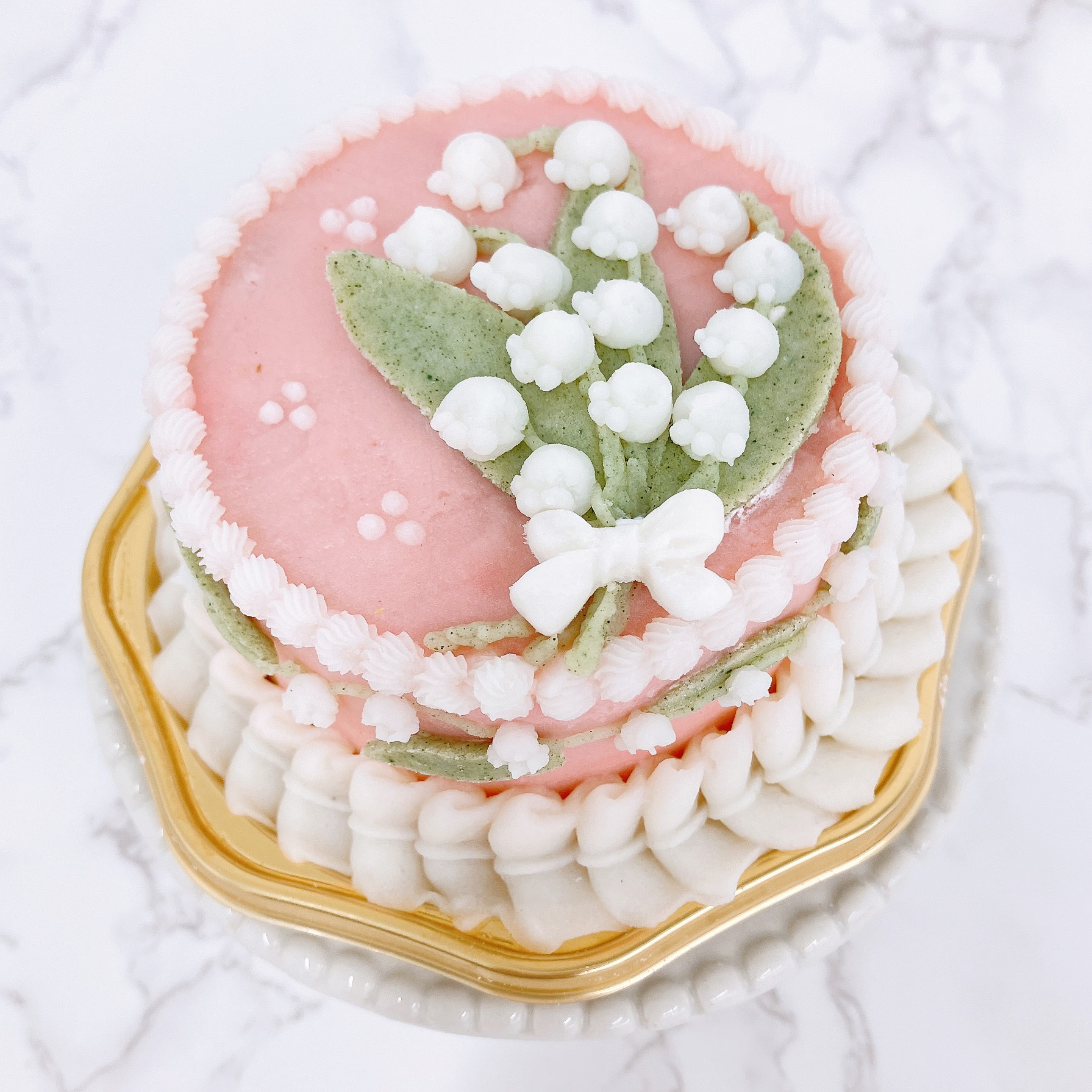 【無添加】【5月】すずらんのケーキ [犬用ケーキ,猫用ケーキ]
