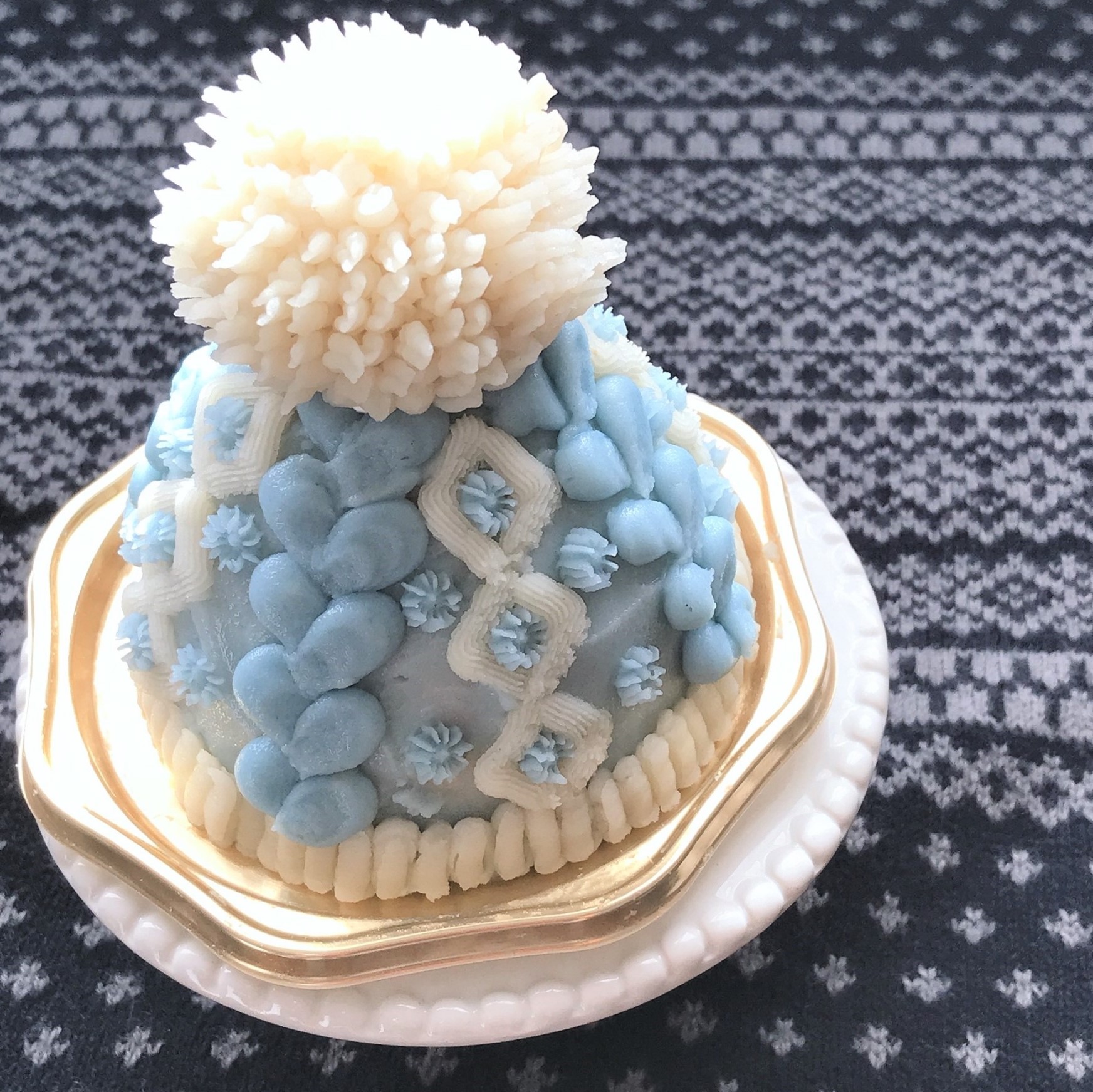 【冬季限定】ニット帽のケーキ 
