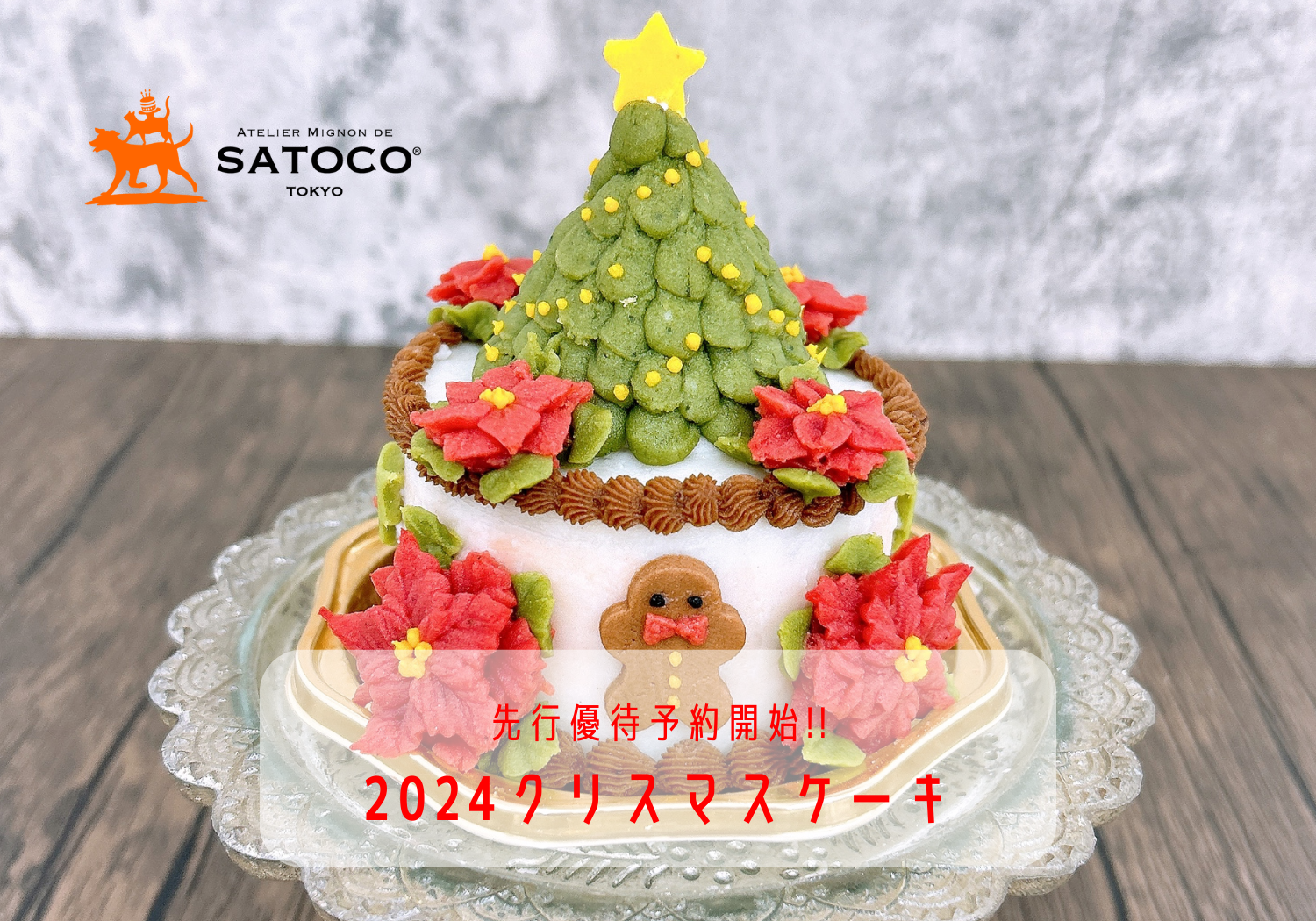 クリスマスケーキ先行予約